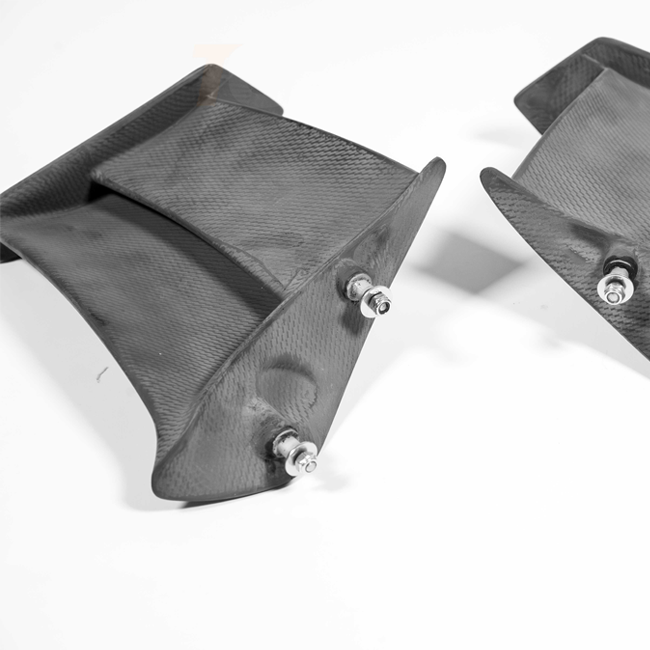 AP Carbon Line Lavatex winglets set for Ducati Panigale V4 R 2026 – sand-blasted finish