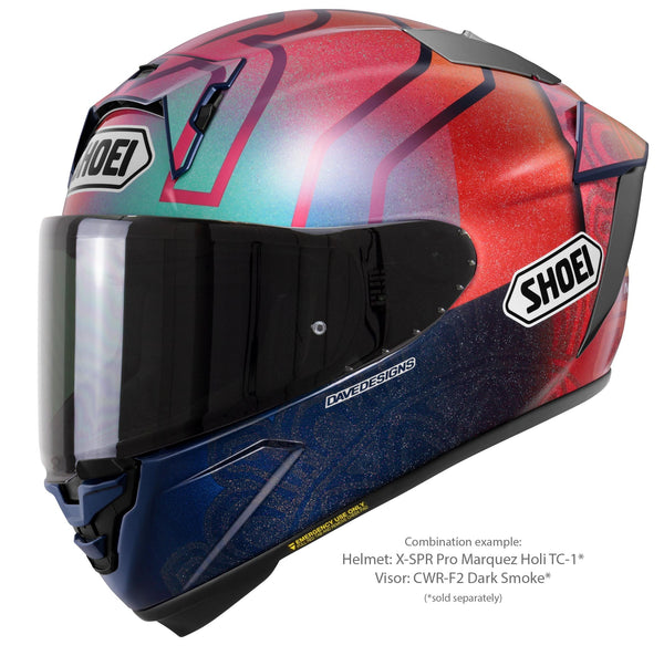 Shoei CWR-F2PN dark tint visor for X-SPR PRO helmet