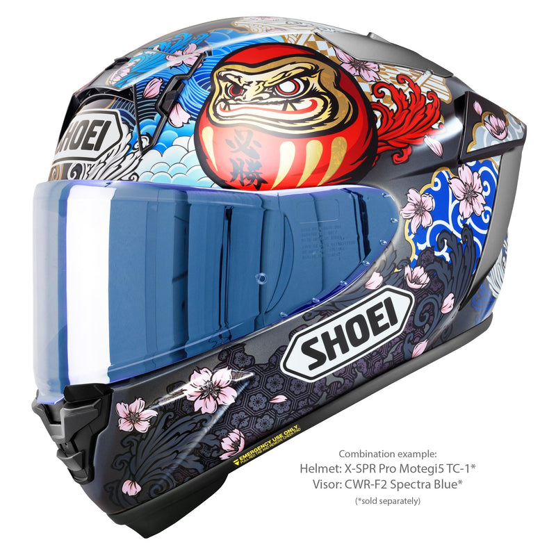 Shoei X-SPR PRO helmet Márquez Motegi5 TC-1 Marc Márquez 2024 replica in red, white and gold