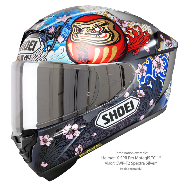 Shoei X-SPR PRO helmet Márquez Motegi5 TC-1 Marc Márquez 2024 replica in red, white and gold