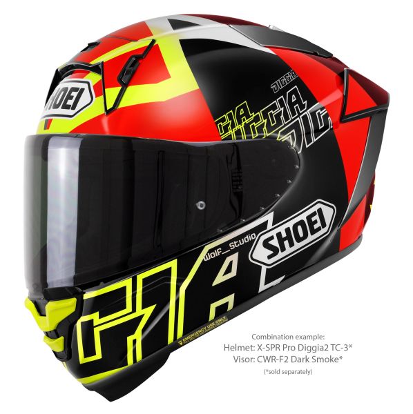 Shoei X-SPR PRO Helmet Diggia2 TC-3 Fabio Di Giannantonio Replica 2025
