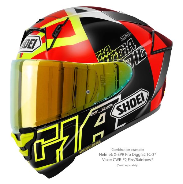 Shoei X-SPR PRO Helmet Diggia2 TC-3 Fabio Di Giannantonio Replica 2025