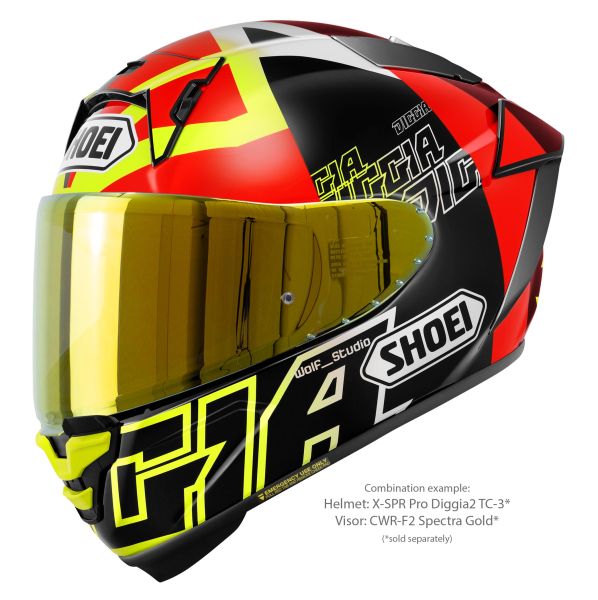 Shoei X-SPR PRO Helmet Diggia2 TC-3 Fabio Di Giannantonio Replica 2025