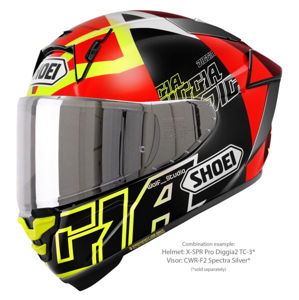 Shoei X-SPR PRO Helmet Diggia2 TC-3 Fabio Di Giannantonio Replica 2025
