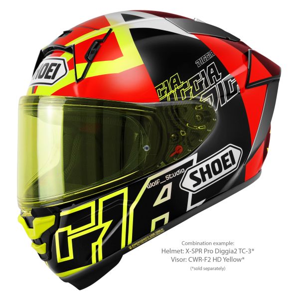 Shoei X-SPR PRO Helmet Diggia2 TC-3 Fabio Di Giannantonio Replica 2025