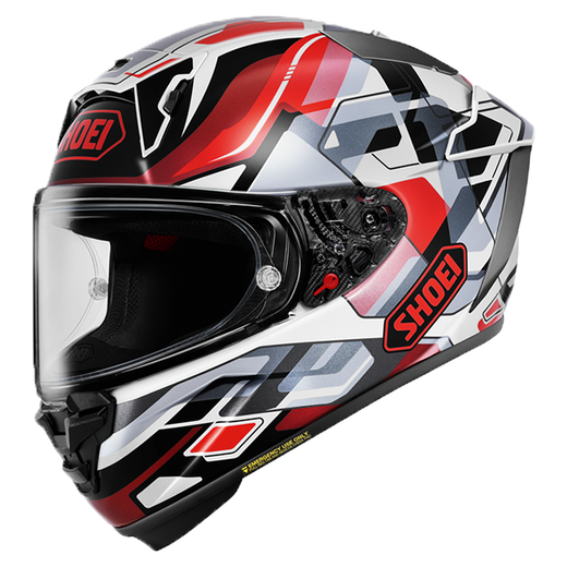 Shoei X-SPR PRO Helmet Valion TC-1 Red / Grey