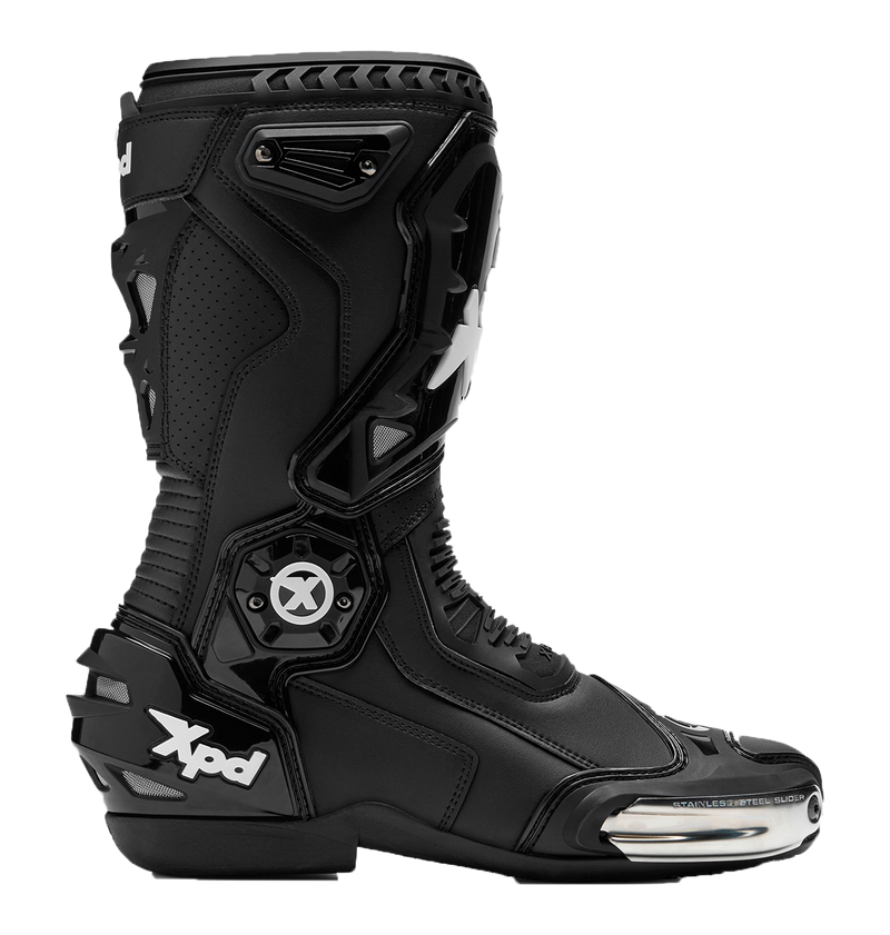 XPD XP6-S men's motorcycle boots in black