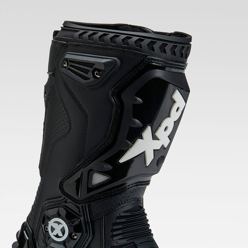 XPD XP6-S men's motorcycle boots in black