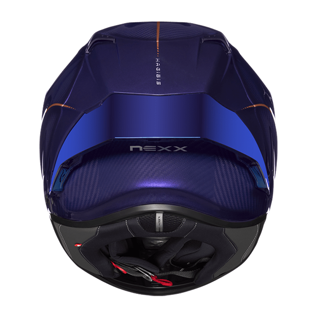 Nexx X.R3R Hagibis Carbon Purple full-face racing helmet