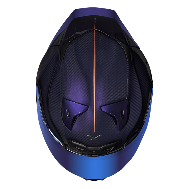 Nexx X.R3R Hagibis Carbon Purple full-face racing helmet