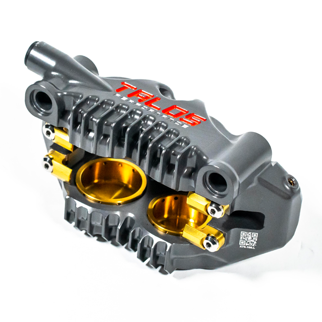 Talos X75 SBK monoblock brake caliper P4 32/36 108mm front left hard anodised X75.108.HD.L