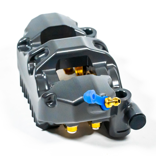Talos X75 SBK monoblock brake caliper P4 32/36 108mm front left hard anodised X75.108.HD.L