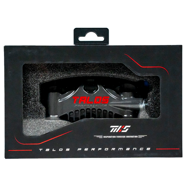 Talos X75 SBK Racing Monoblock P4 32/36 100mm front right brake caliper hard anodised finish