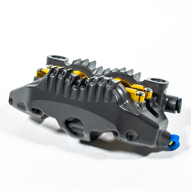 Talos X75 SBK Racing Monoblock P4 32/36 100mm front right brake caliper hard anodised finish