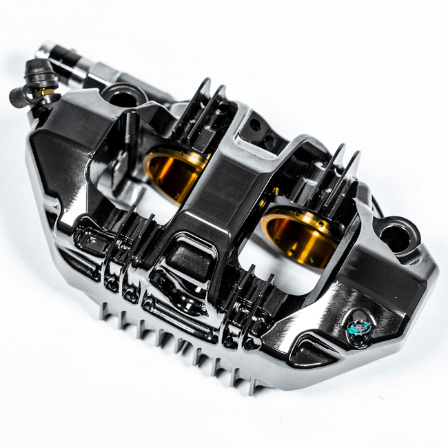 Talos X82 SBK monoblock race brake caliper front right DLC finish 108mm P4