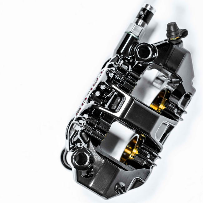 Talos X82 SBK monoblock brake caliper P4 34/38 108mm front left DLC finish