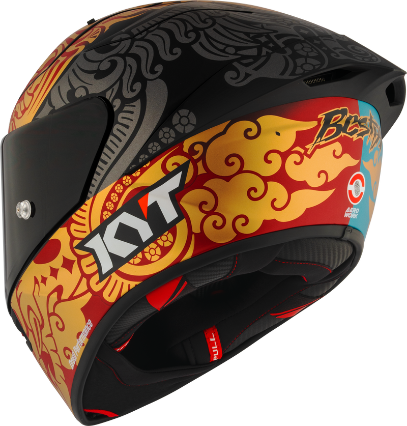 KYT KX-1 Race GP helmet Enea Bastianini Replica Indonesia 2023 gloss finish