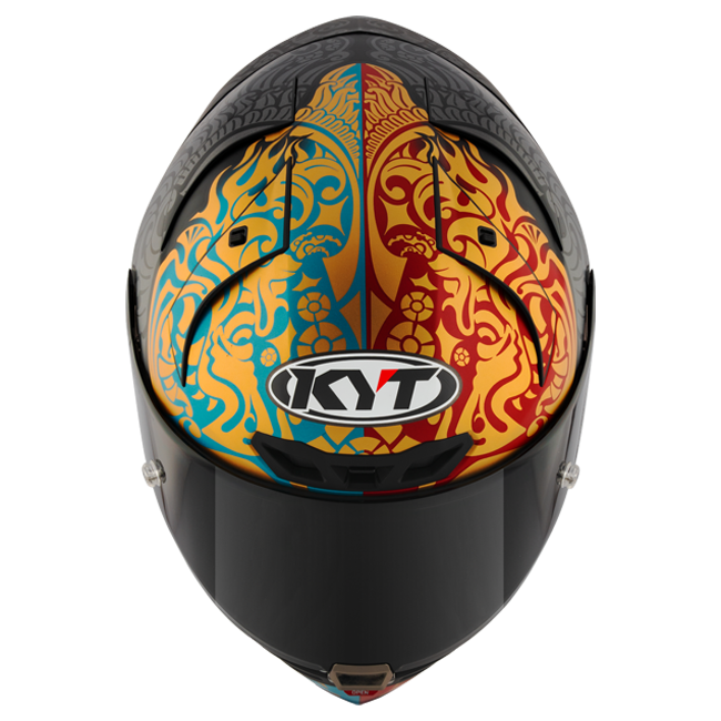 KYT KX-1 Race GP helmet Enea Bastianini Replica Indonesia 2023 gloss finish