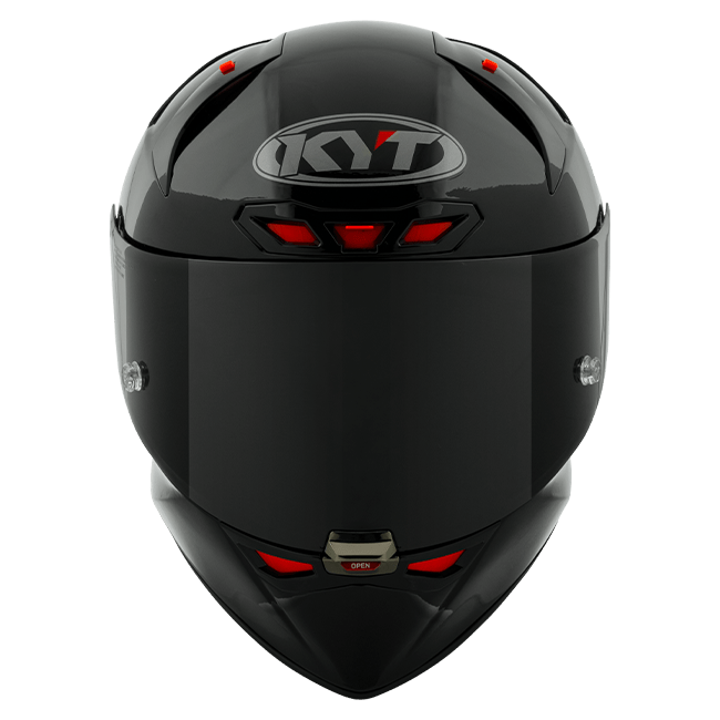 KYT KX-1 Race GP full-face helmet in plain matte black, SKU Y6KX00X6