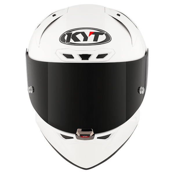 KYT KX-1 Race GP full-face helmet in plain gloss white, SKU Y6KXX0W3