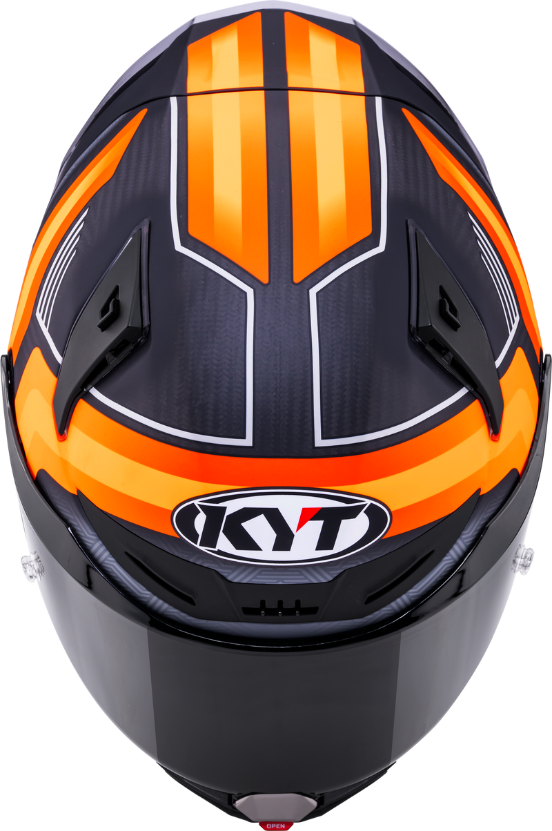 KYT R1R full-face helmet carbon accelerator matte orange Y6R10001