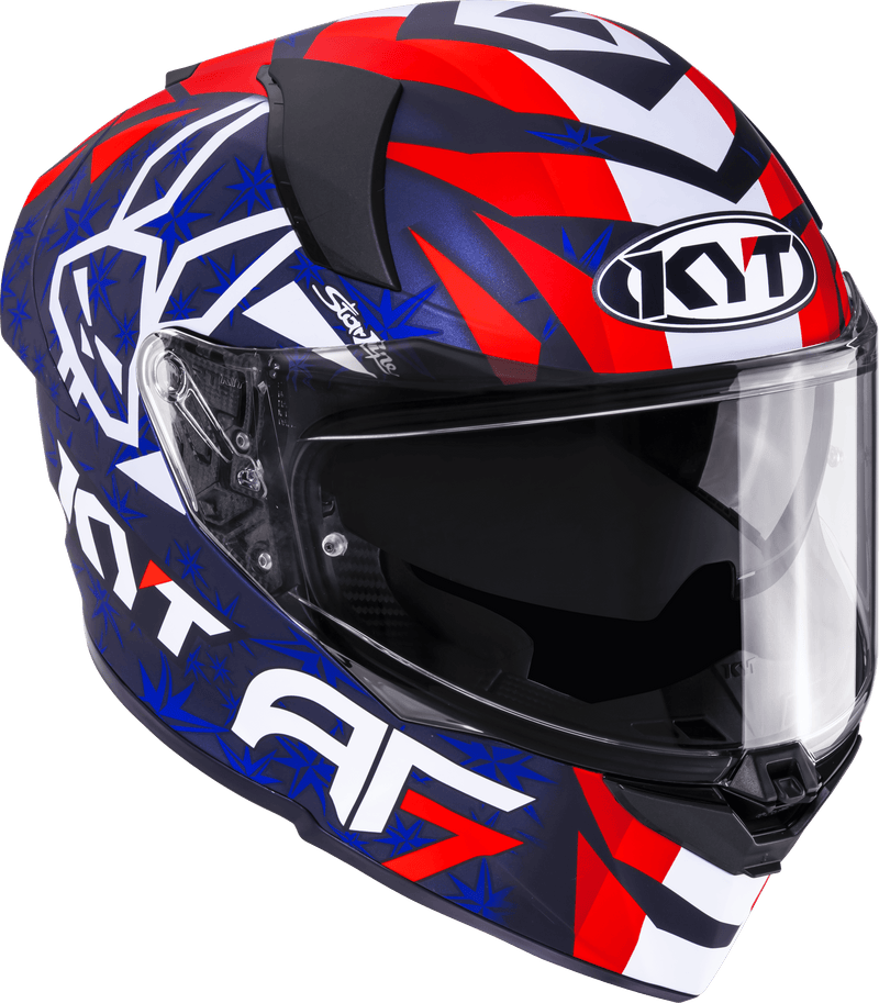 KYT R2R Augusto Fernández Replica 2025 matte full-face helmet in MotoGP livery