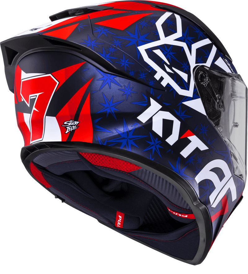 KYT R2R Augusto Fernández Replica 2025 matte full-face helmet in MotoGP livery