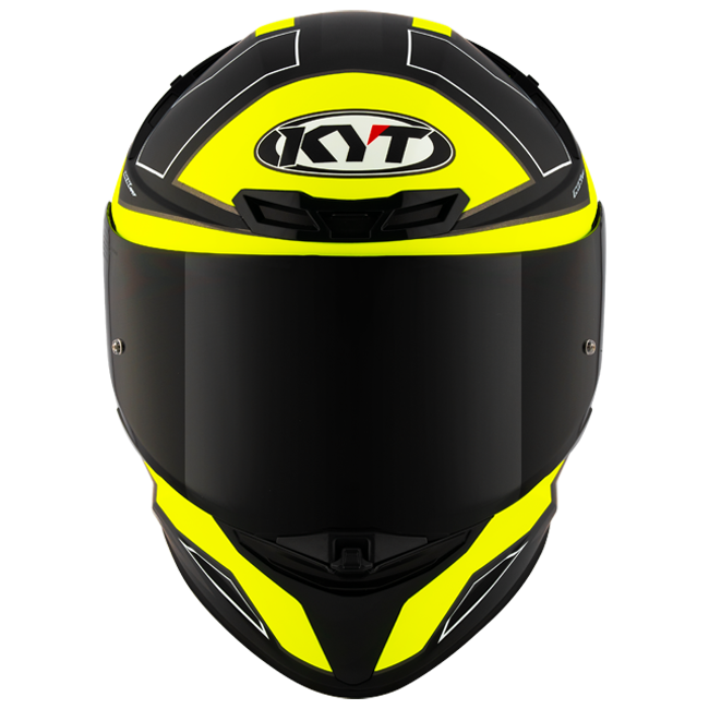 KYT TT-Revo full-face helmet Electron Black Yellow Matt Y6TR0007