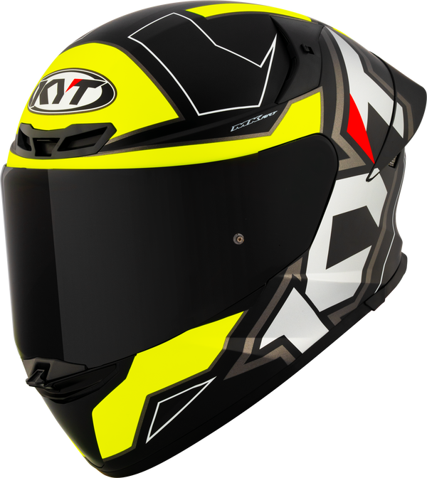 KYT TT-Revo full-face helmet Electron Black Yellow Matt Y6TR0007