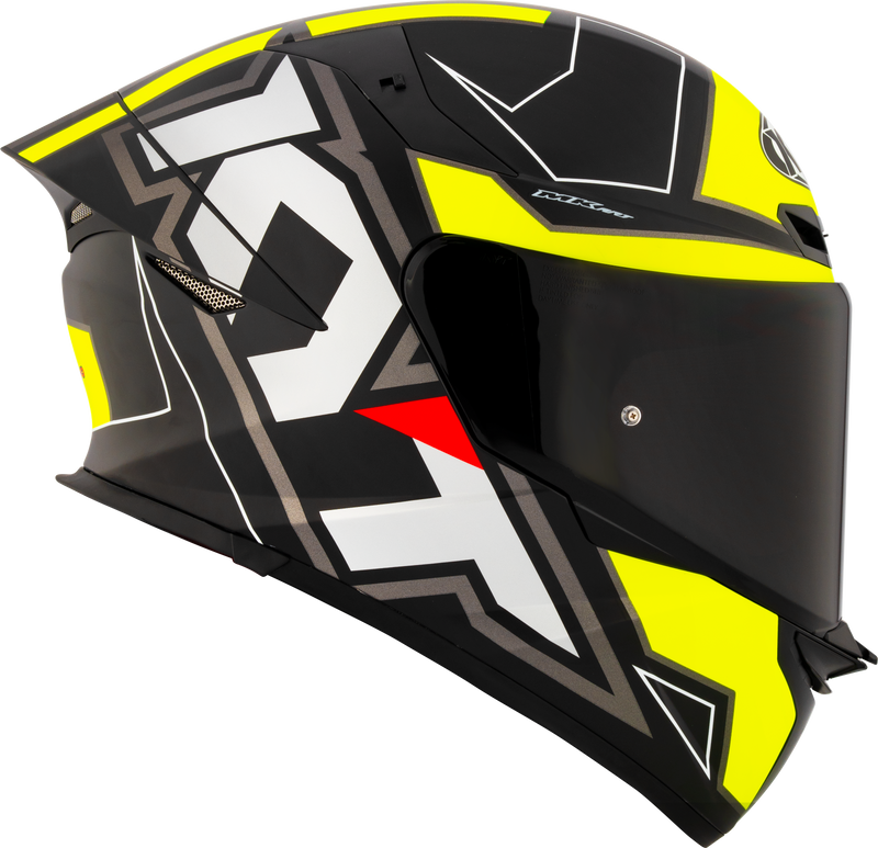 KYT TT-Revo full-face helmet Electron Black Yellow Matt Y6TR0007