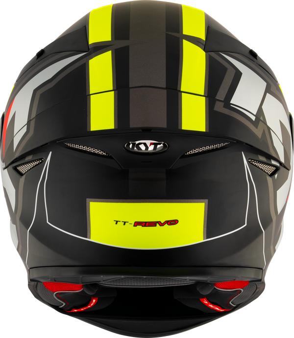 KYT TT-Revo full-face helmet Electron Black Yellow Matt Y6TR0007