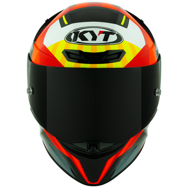 KYT TT-Revo full-face helmet in Flux graphic finish