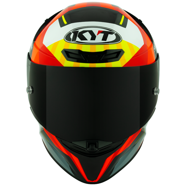 KYT TT-Revo full-face helmet in Flux graphic finish