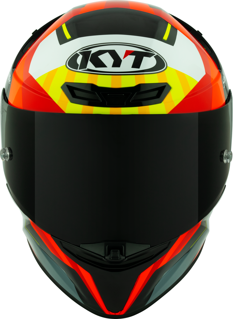 KYT TT-Revo full-face helmet in Flux graphic finish