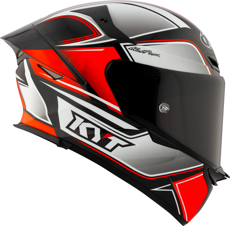 KYT TT-Revo full-face helmet in Tourist Red Fluo finish, part Y6TR0012