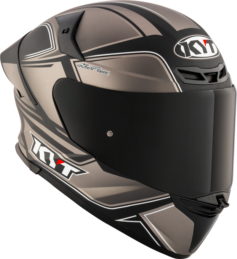 KYT TT-Revo full-face helmet in Tourist Matt Cool Grey finish