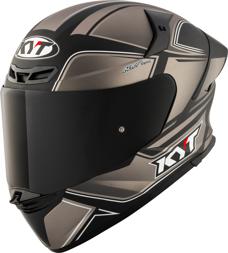KYT TT-Revo full-face helmet in Tourist Matt Cool Grey finish