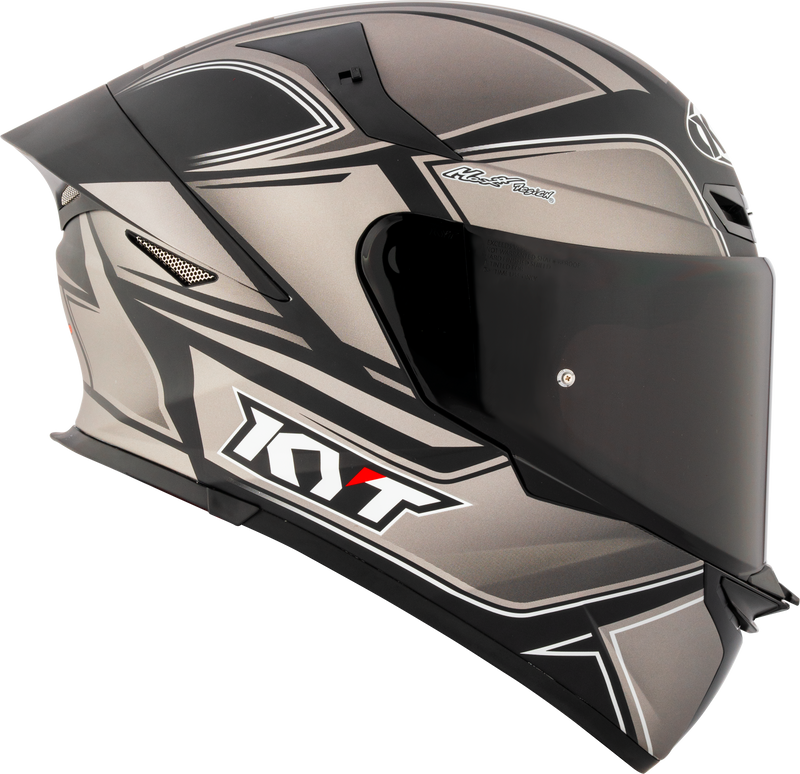 KYT TT-Revo full-face helmet in Tourist Matt Cool Grey finish