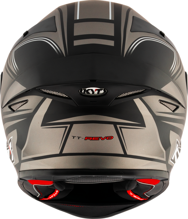 KYT TT-Revo full-face helmet in Tourist Matt Cool Grey finish