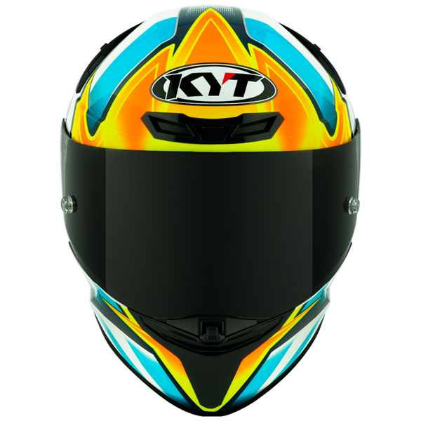 KYT TT-Revo full-face helmet in Leandro Tati Mercado Replica gloss livery
