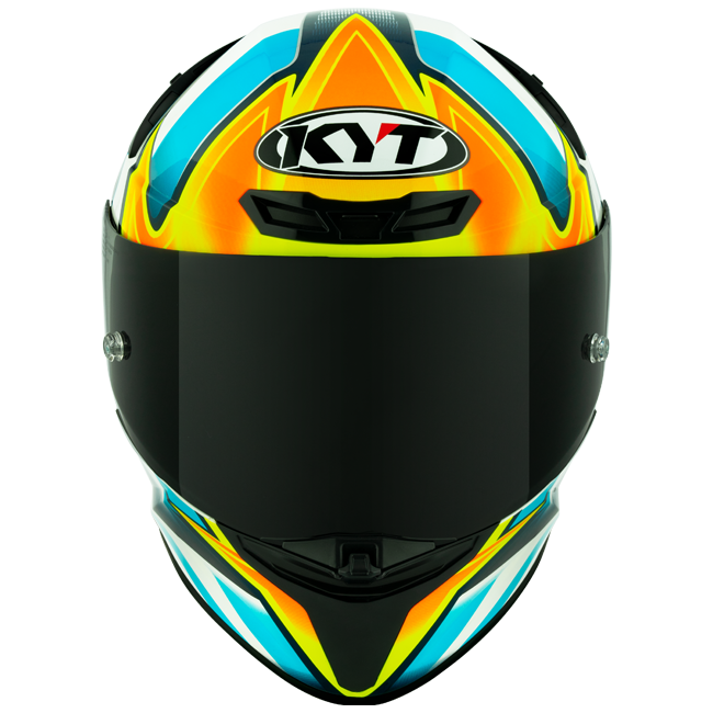 KYT TT-Revo full-face helmet in Leandro Tati Mercado Replica gloss livery