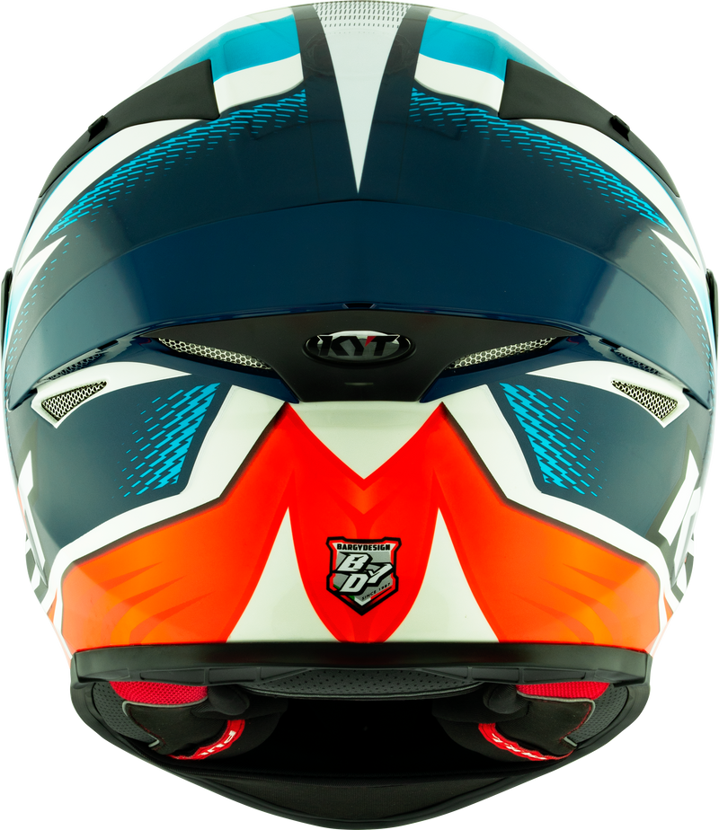 KYT TT-Revo full-face helmet in Leandro Tati Mercado Replica gloss livery