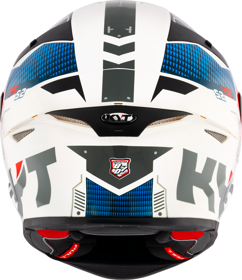 KYT TT-Revo full-face helmet in Fuselage Red — part Y6TR0020