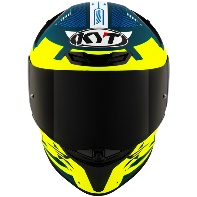 KYT TT-Revo full-face helmet in Fuselage Yellow Matt finish