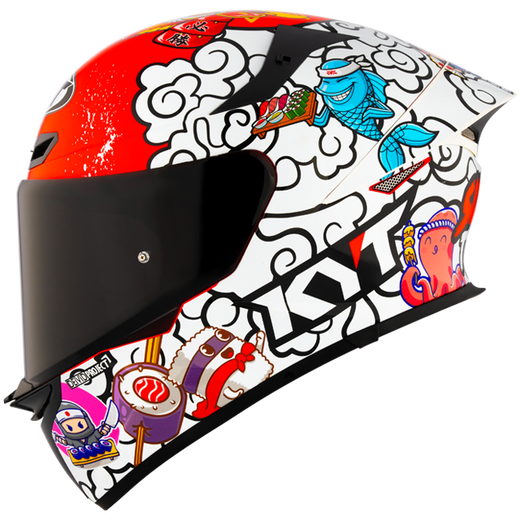 KYT TT-Revo Helmet Sushi Time – Full-Face Street Helmet Y6TR0042