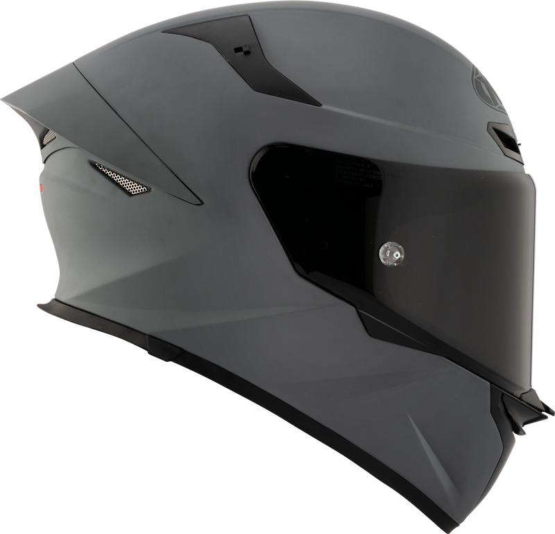 KYT TT-Revo full-face helmet in matte anthracite grey — part number Y6TR00X1