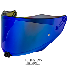 KYT R1R Iridium Blue Visor YAR10VB0