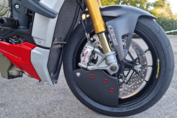 CNC Racing GP Air Ducts Evo carbon brake caliper cooling kit for Ducati Panigale V4 2025-2026