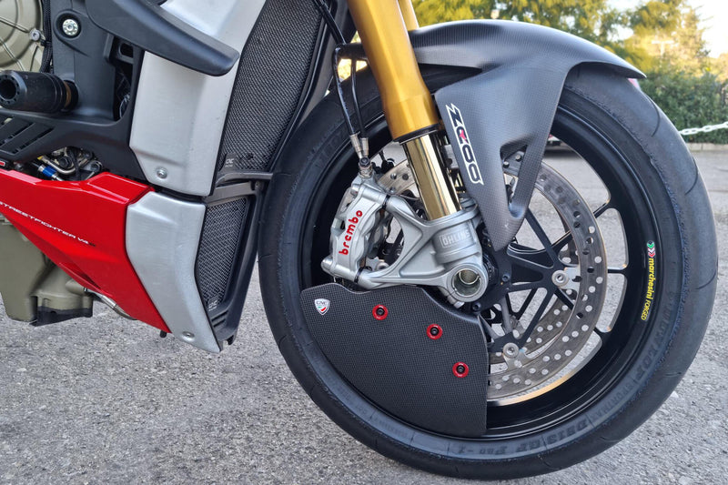 CNC Racing GP Air Ducts Evo carbon brake caliper cooling ducts for Ducati Panigale V4/S/R