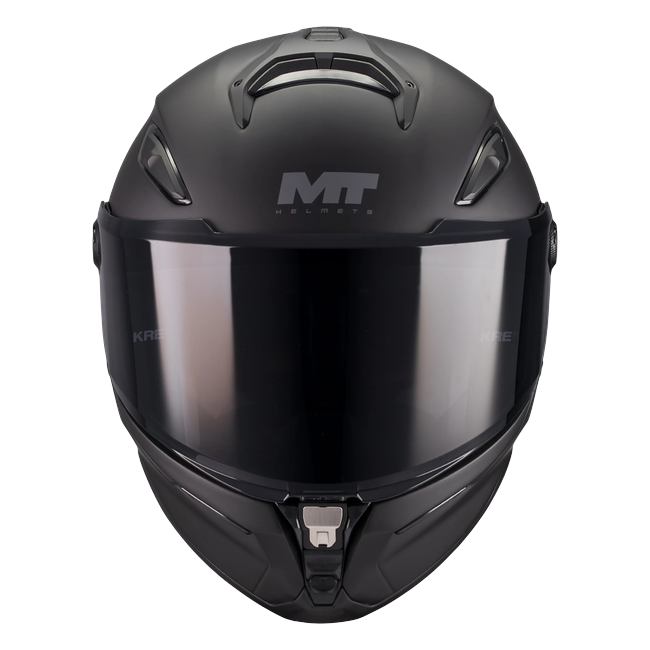 MT-Helmets KRE 2 Pure A1 full-face helmet in matt black — front view